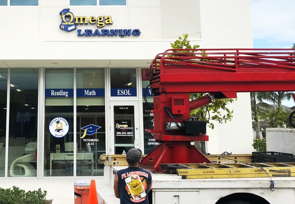 building signage and installation