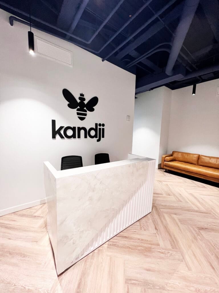 kandji pvc reception signage