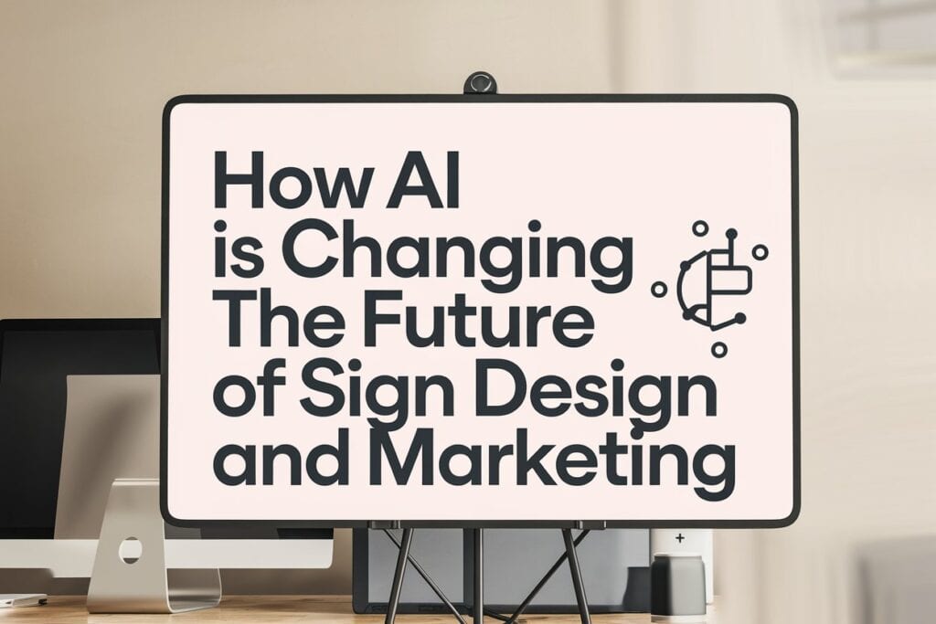 How AI Is Changing the Future of Sign Design and Marketing