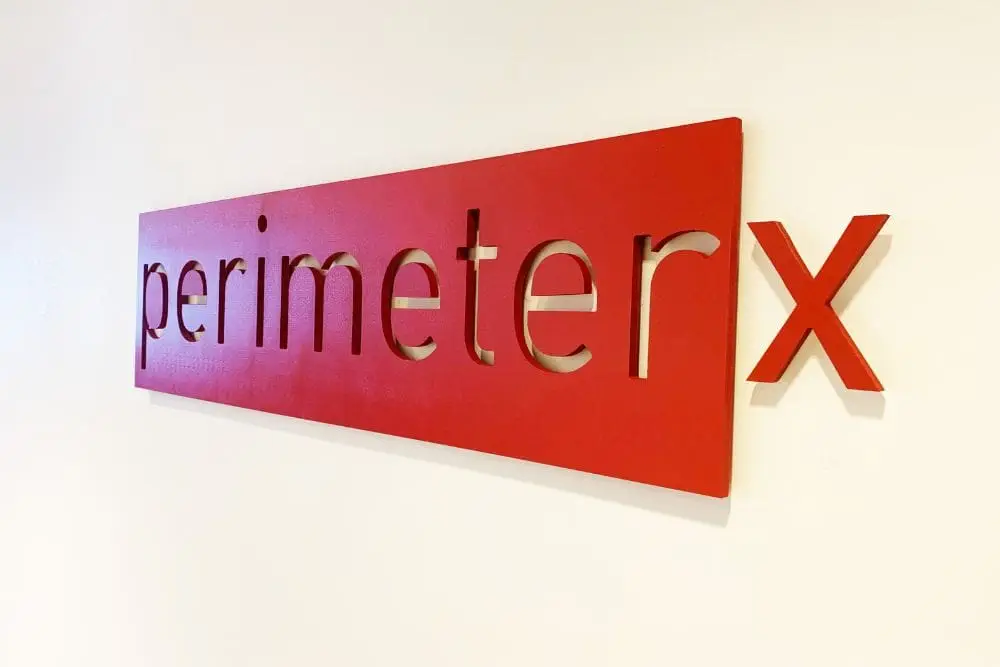 Reception Signs 2 Perimeter X Logo