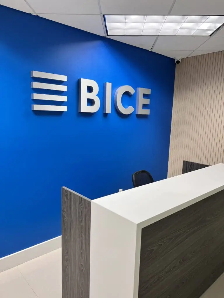 Reception Signs 1 Bice Reception Signs