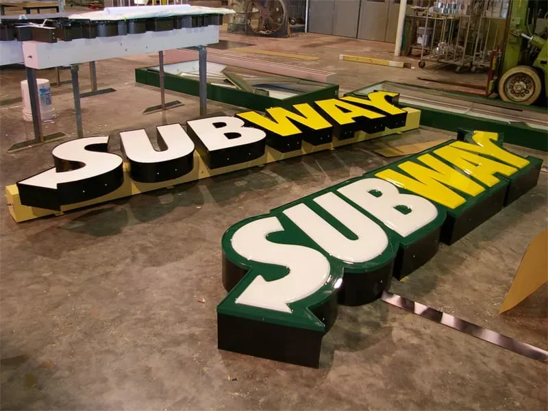 Storefront Signs 1 Subway Storefront Signs