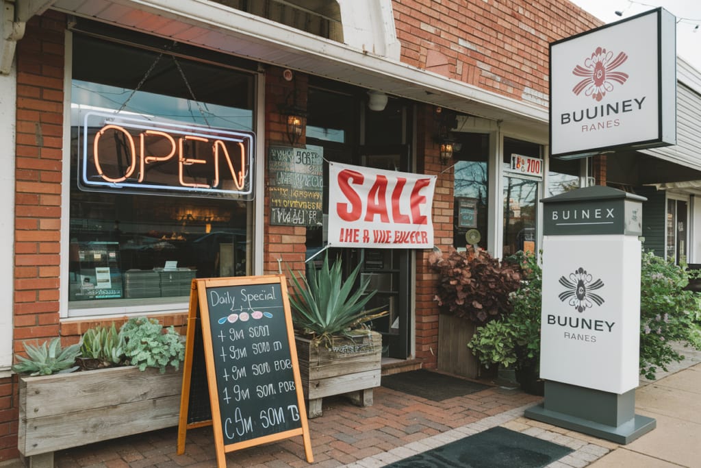 5 Must-Have Outdoor Sign Types for Small Businesses 1 5 Must-Have Outdoor Sign Types for Small Businesses