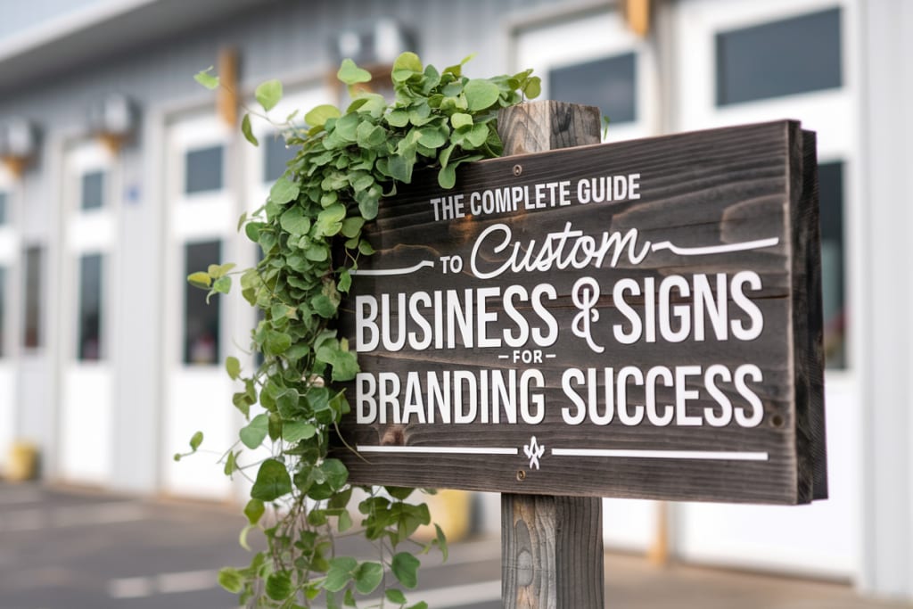 The Complete Guide to Custom Business Signs for Branding Success 1 The Complete Guide to Custom Business Signs for Branding Success